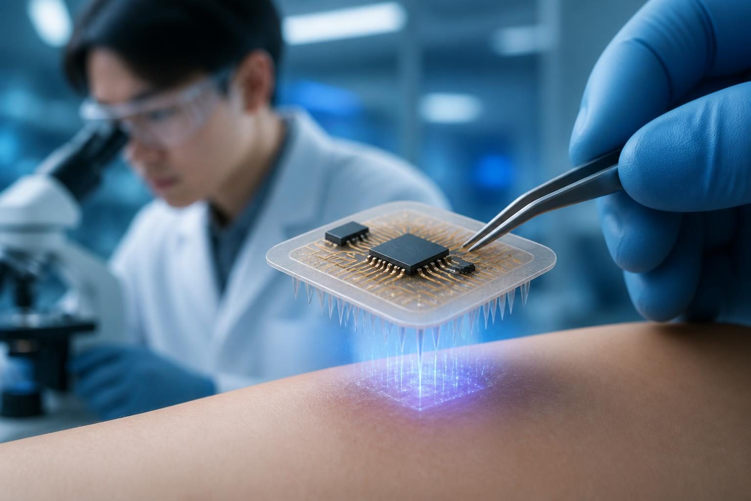 KAIST, 스마트 마이크로니들 전자약 개발