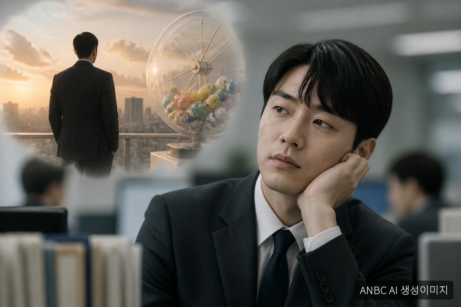 '로또 1등' 13억, 인생 역전 못해도…이준혁 원맨쇼, 직장인 공감 터졌다