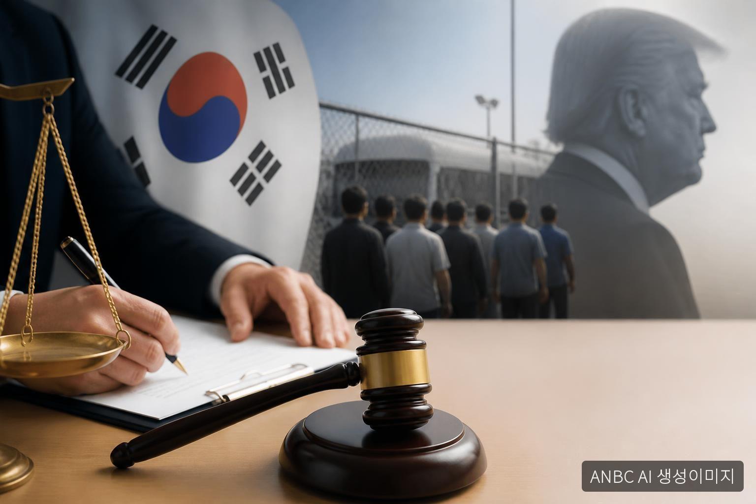 미 조지아주 구금 한국인 300여명, 트럼프 행정부에 법적 대응