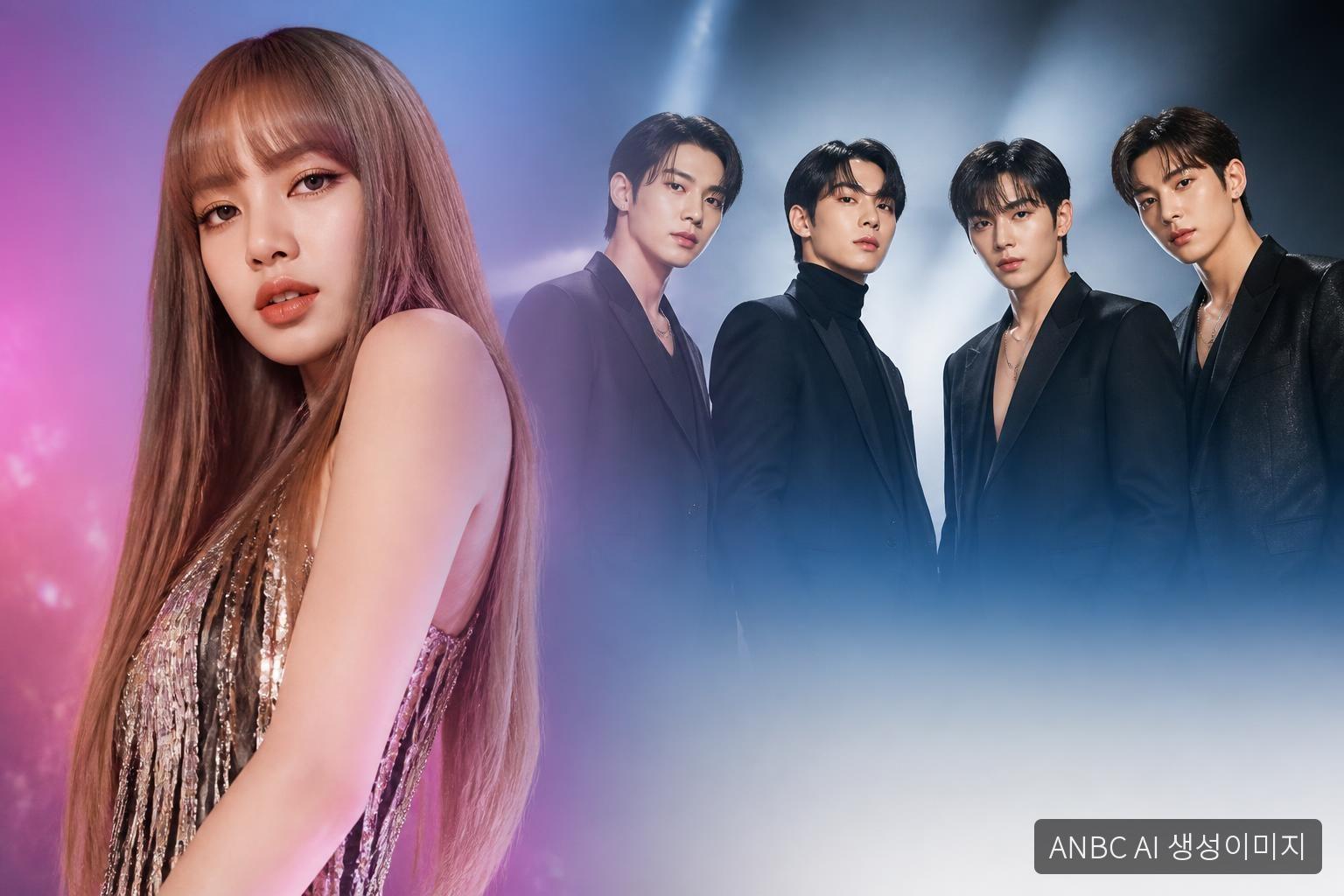 블랙핑크 리사, 빌보드 ‘핫100’ 7번째 진입…몬스타엑스 ‘빌보드200’ 5번째 차트인