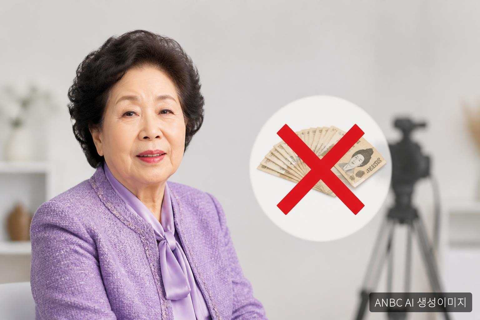 전원주 소속사, 유튜브 회당 출연료 70만원설 부인