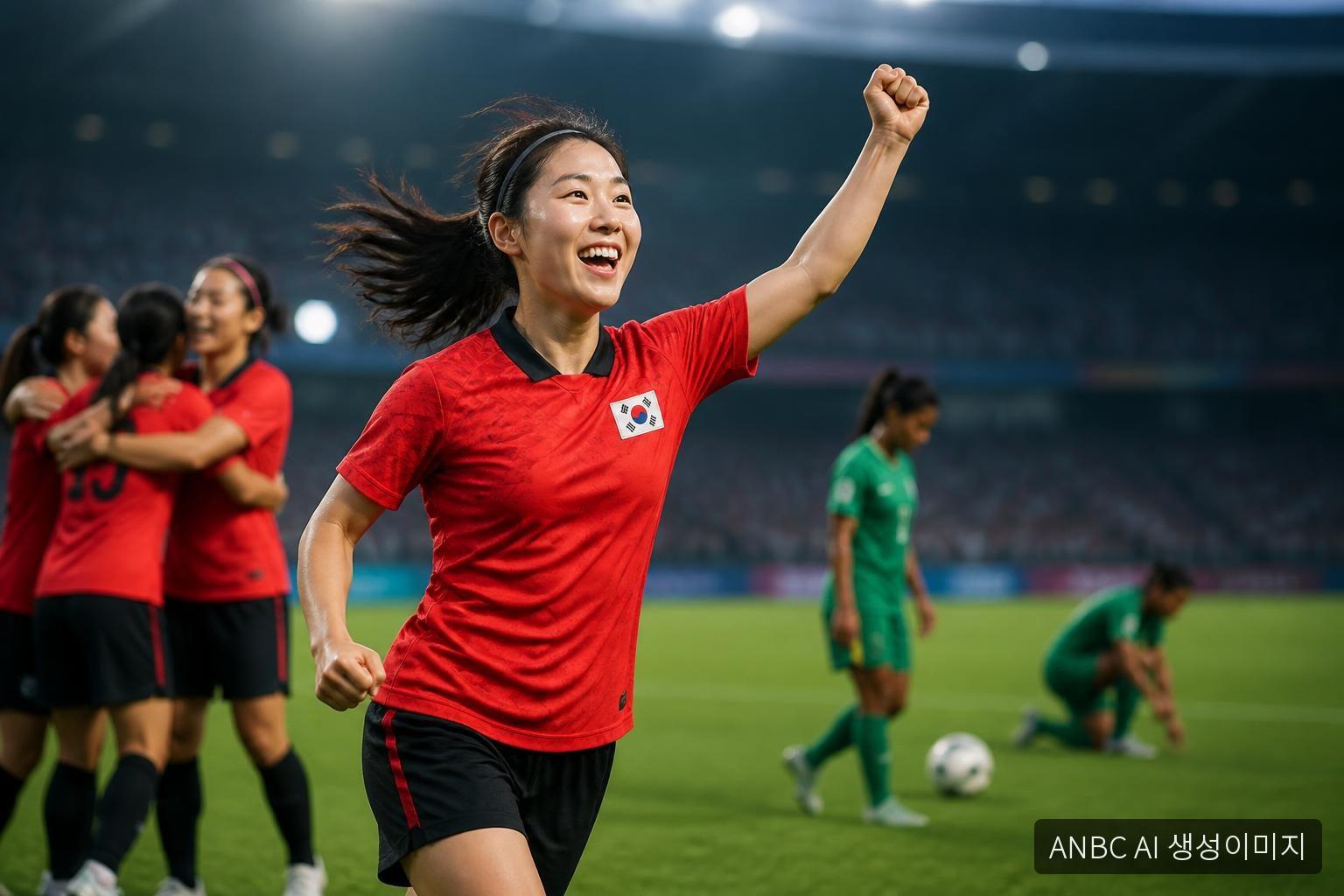 한국 여자축구, 방글라데시 6-0 대파…다음은 북한전