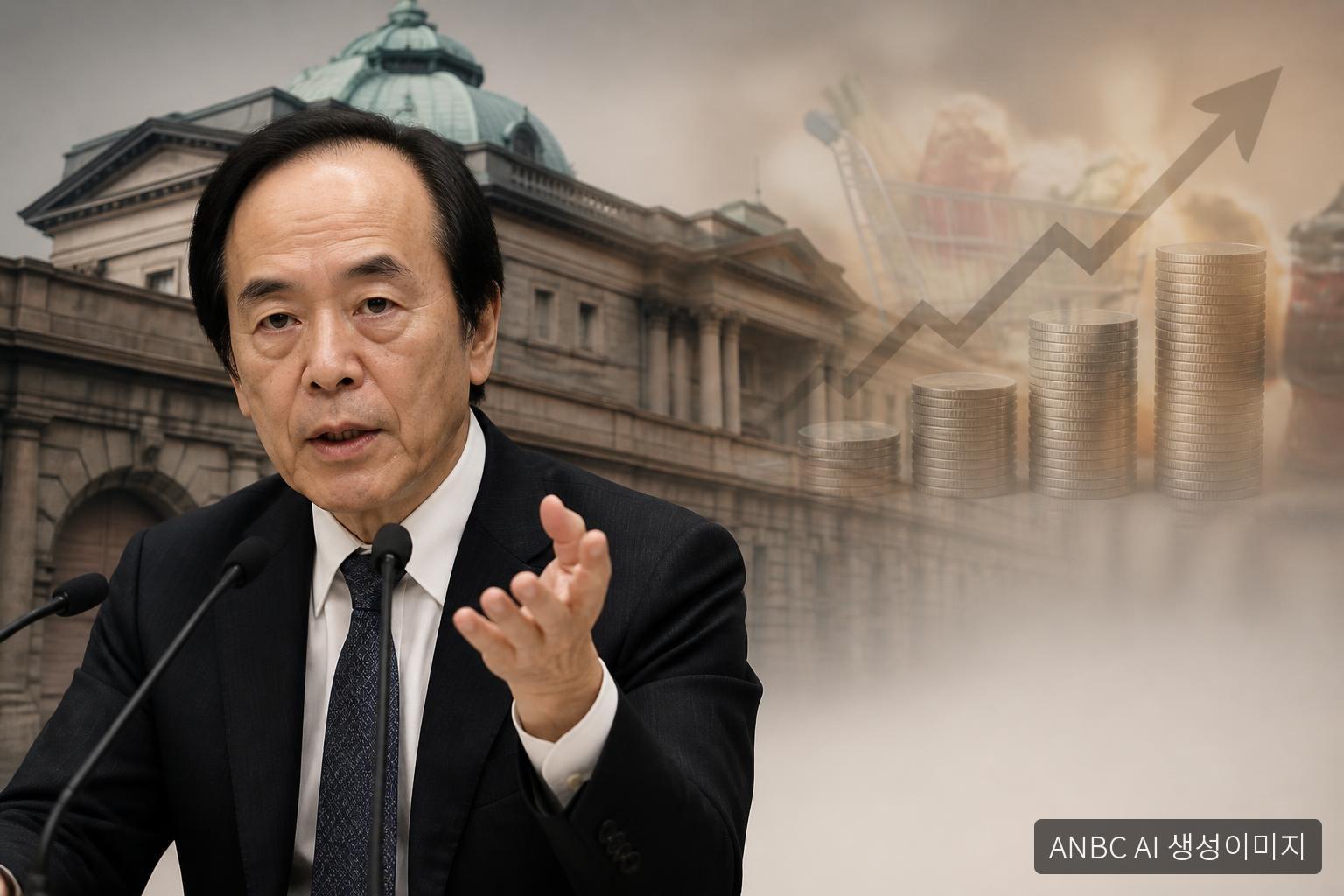 우에다 일본은행 총재 “연속 금리인상 배제 안 해…물가 위험 커져”
