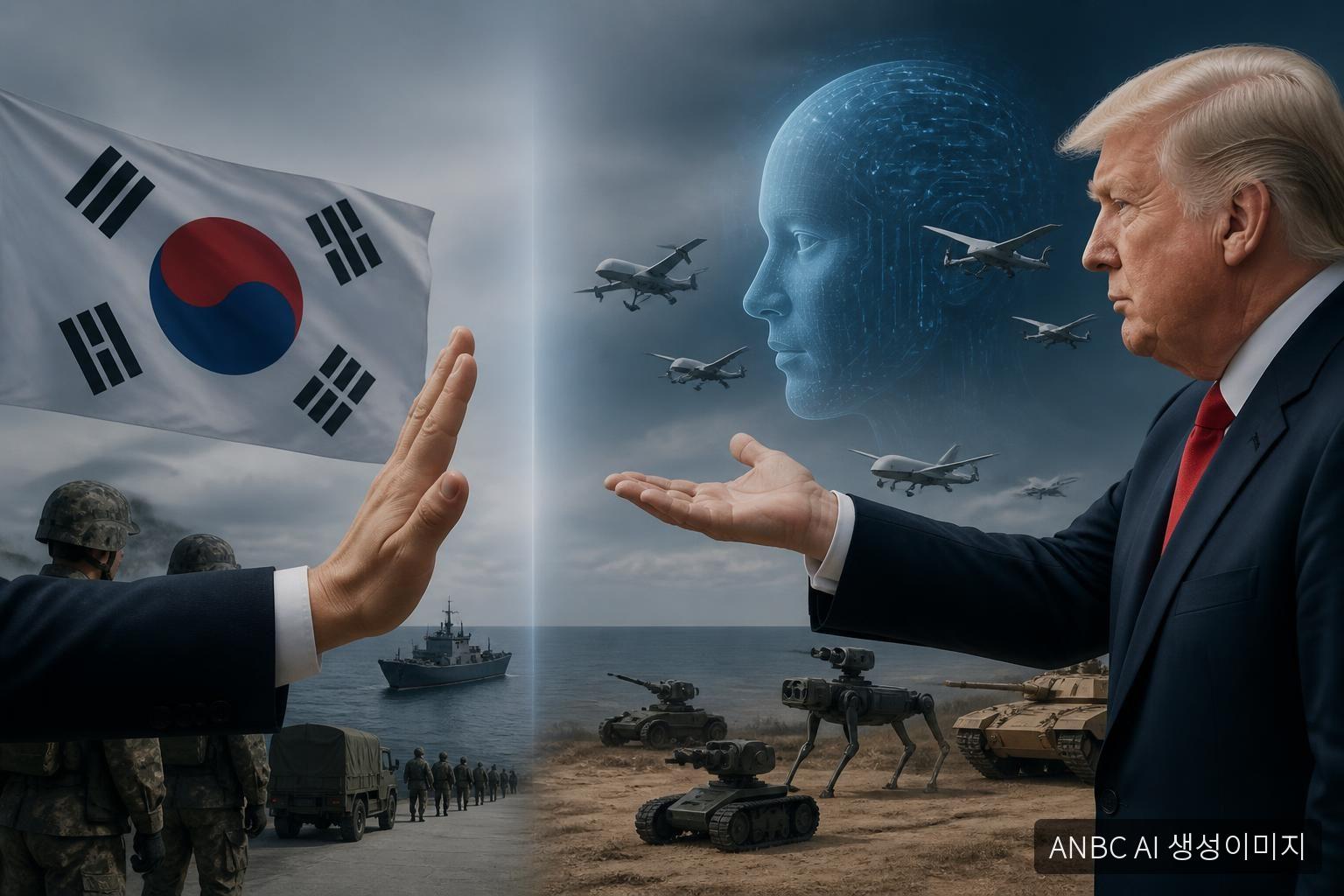 "전쟁 관여 파병 없다" 선 그은 한국...AI군 창설 나선 트럼프