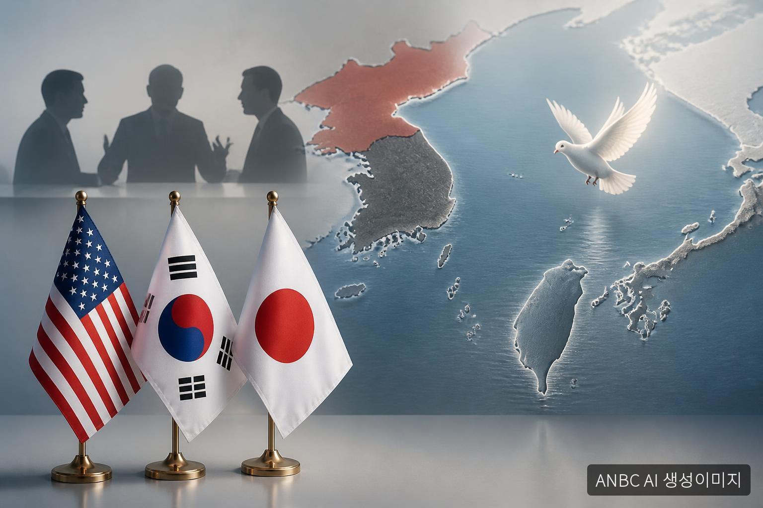 한미일 "北 대화 복귀 촉구…대만해협 평화 유지 중요"(종합2보)
