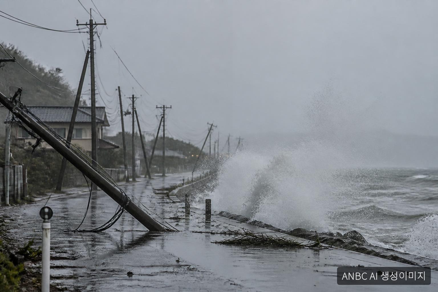 Typhoon Dujuan: at least two killed in Japan as thousands left without power