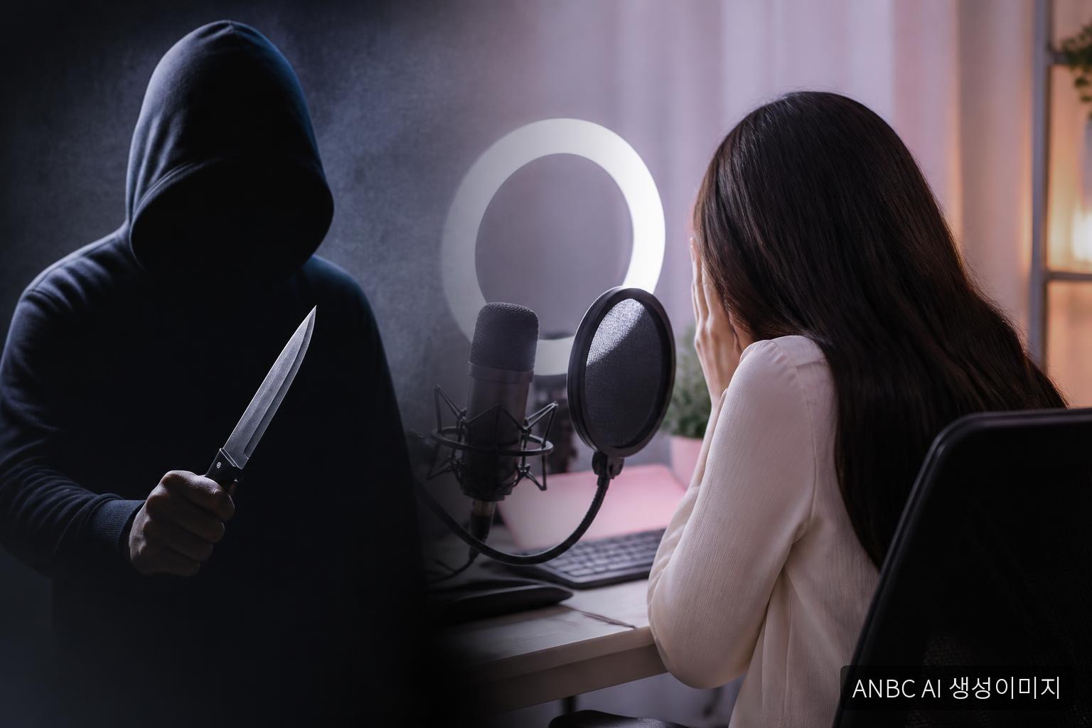 방송 보고 '앙심'…여성 BJ 흉기 위협한 전 매니저 구속 송치