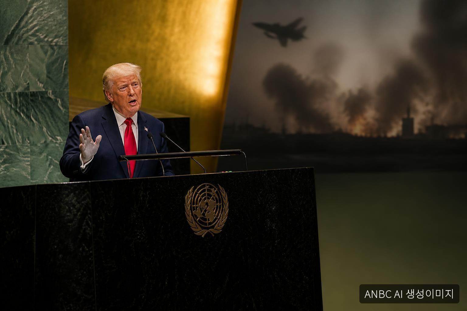 The Latest: Trump uses UN speech to defend decision to start war against Iran