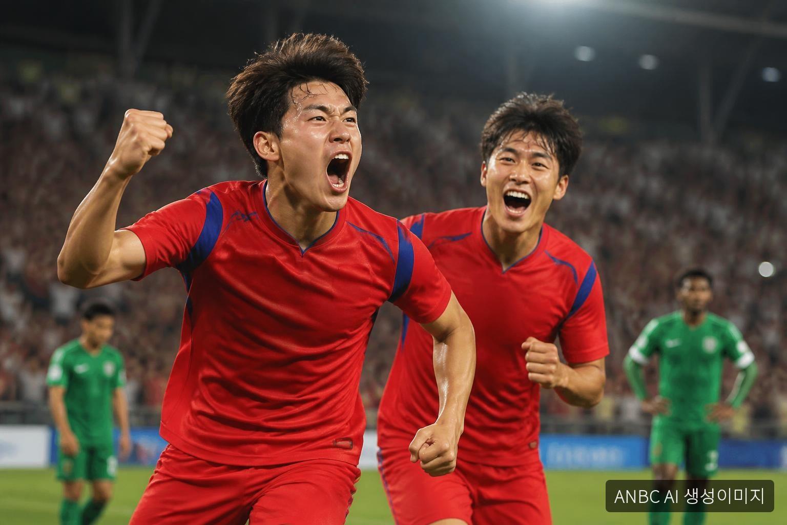 '신민하·김명준 쾅!쾅!' 이민성호, 사우디 2-0 꺾고 조 1위 8강행[나고야AG]