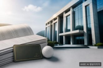 국책은행 146억 원 골프회원권, 사용 기록 부재로 불거진 자산관리 논란
