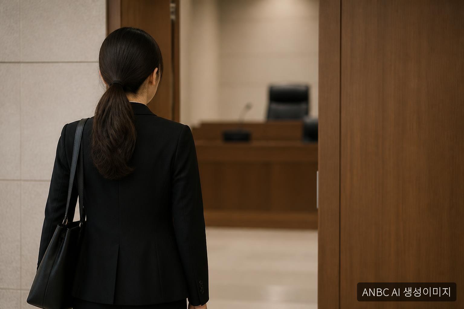 '故오요안나 가해 지목' 기캐 1명 극비 신문..판사실로 입장