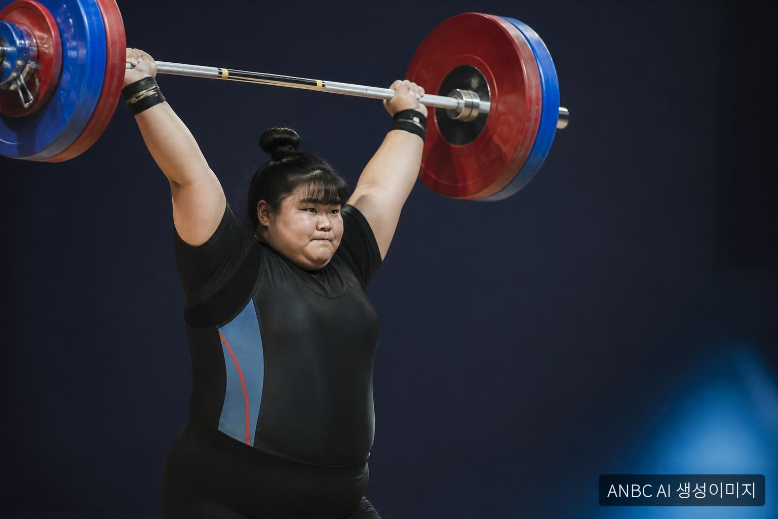 박혜정, 역도 은메달 '번쩍'…합계 300㎏으로 한국 신기록
