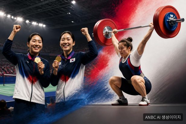 금빛 셔틀콕과 기록의 바벨…한국, 아시안게임 희비 교차