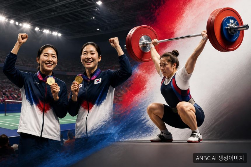 금빛 셔틀콕과 기록의 바벨…한국, 아시안게임 희비 교차