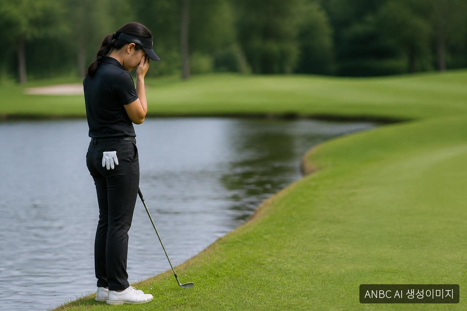 [LPGA] 통한의 17번홀 해저드...윤이나, 첫 승 눈앞서 놓쳐 준우승