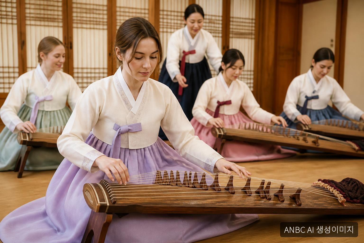 한복 입고 가야금 뜯고…'국악'에 몰리는 외국인들