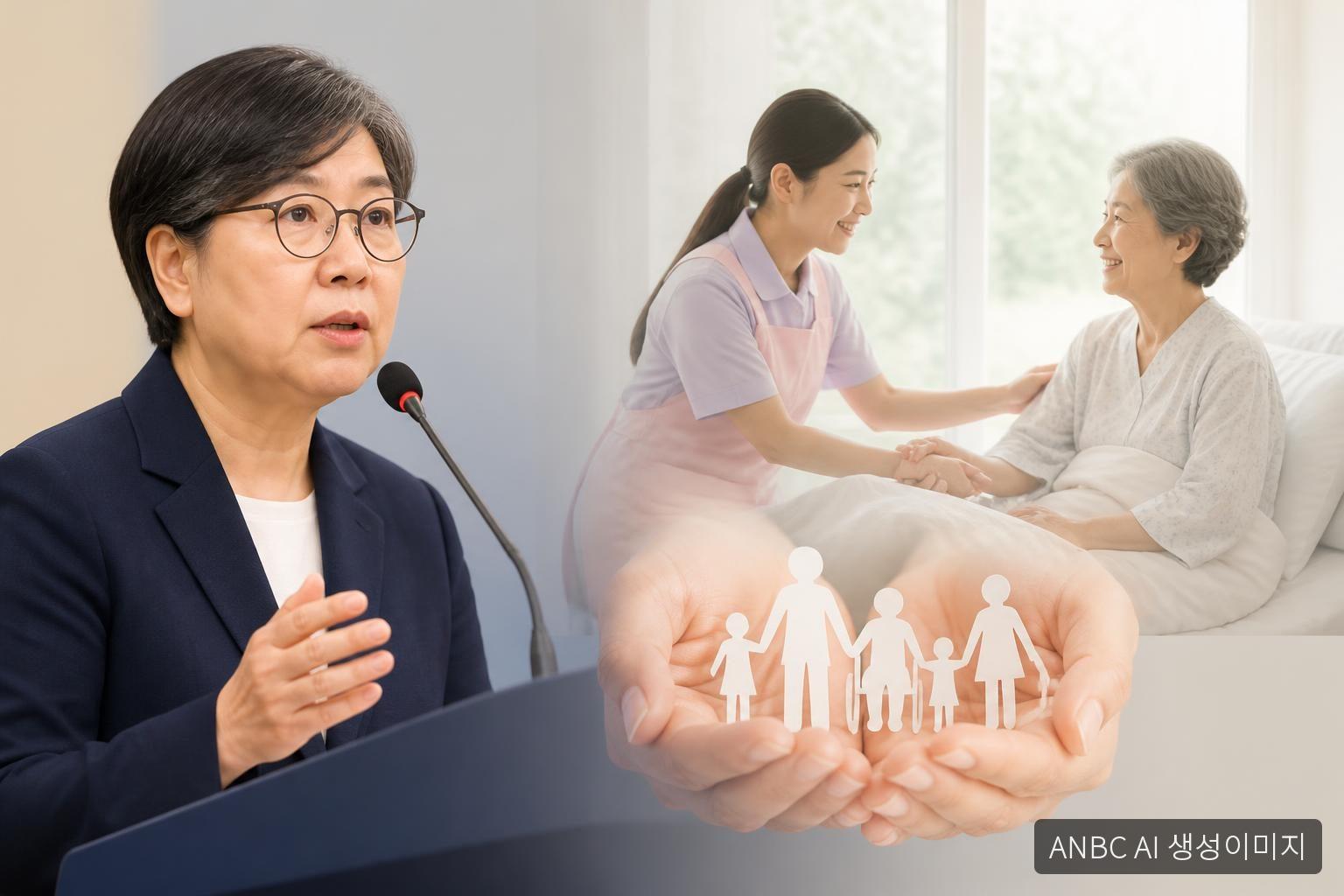 정은경 "돌봄은 국가 책임…'사적 간병' 없는 로드맵 추진"