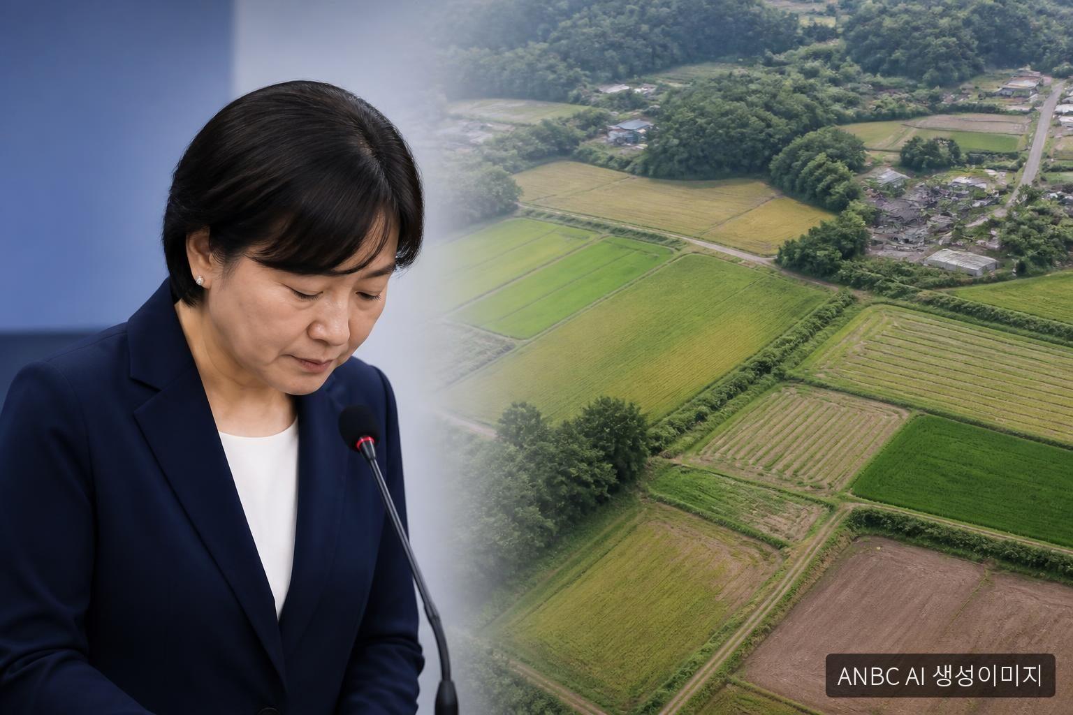 '농지조사' 준비 미흡에 송미령 "제 불찰"…재산권 침해엔 선 그어(종합2보)