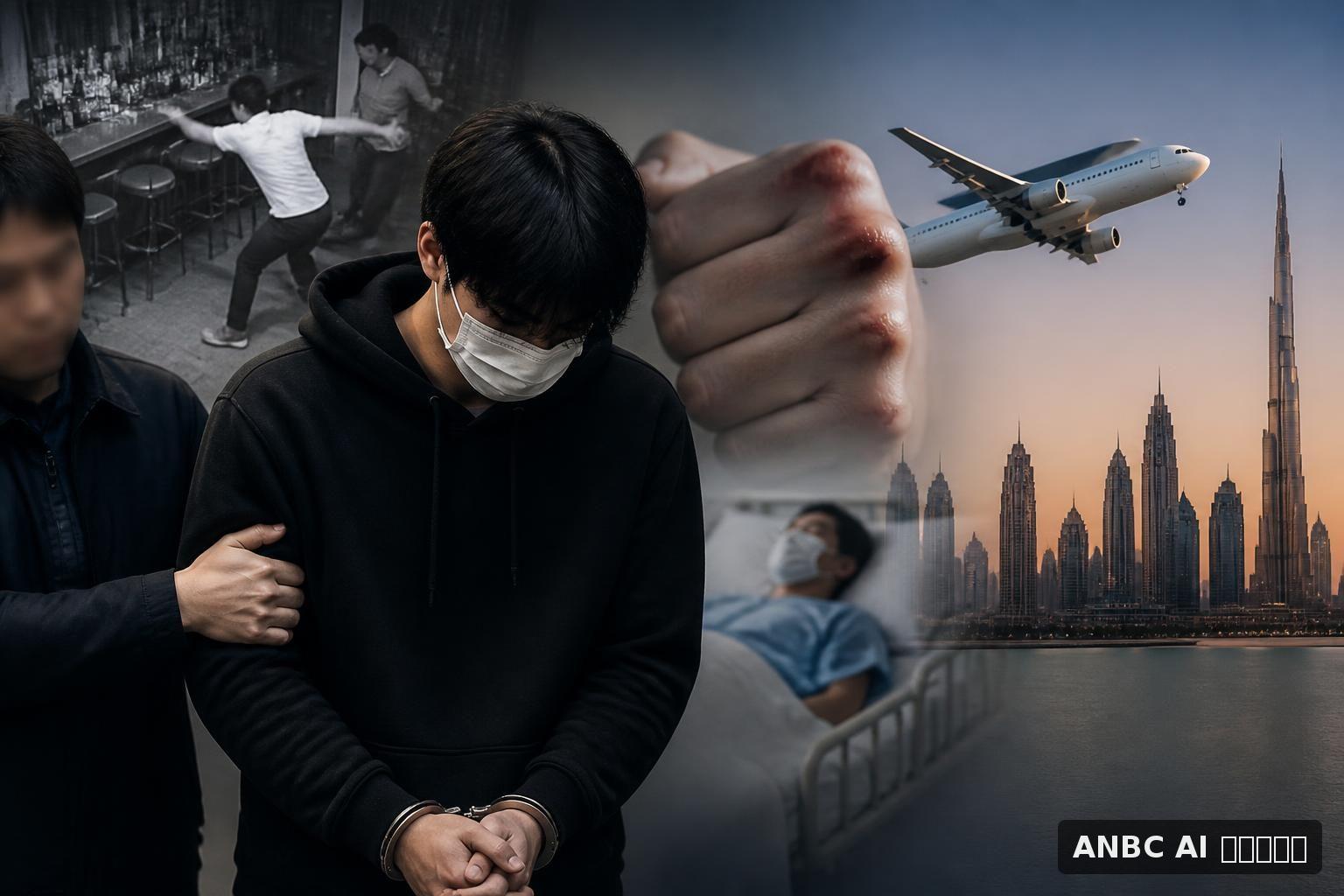 충격 '20대 바텐더 폭행해 사망→두바이 도주 발각' 19세 유망주, 주먹 상처에 "벽 쳤다" 거짓말... 가짜 환자 행세까지