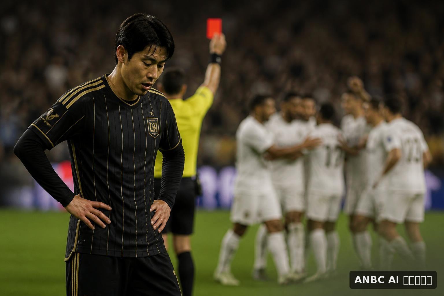 ‘10명이 뛴 상대도 못 이기나?’ 레드카드 유도한 손흥민 맹활약도 무용지물…LAFC 무기력한 무승부로 서부 6위