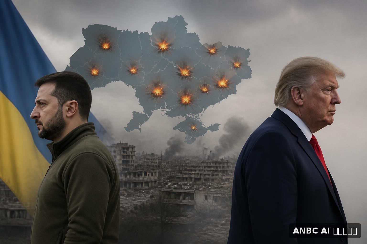 Russia strikes 9 Ukrainian regions as strain grows between Zelenskyy and Trump