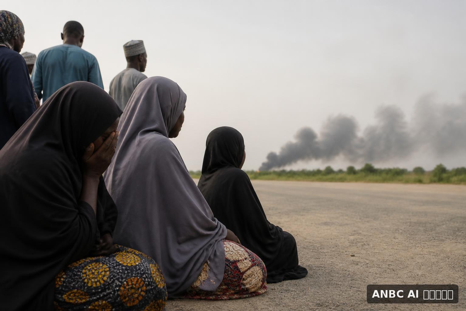 Families wait for answers after Nigerian military plane crash