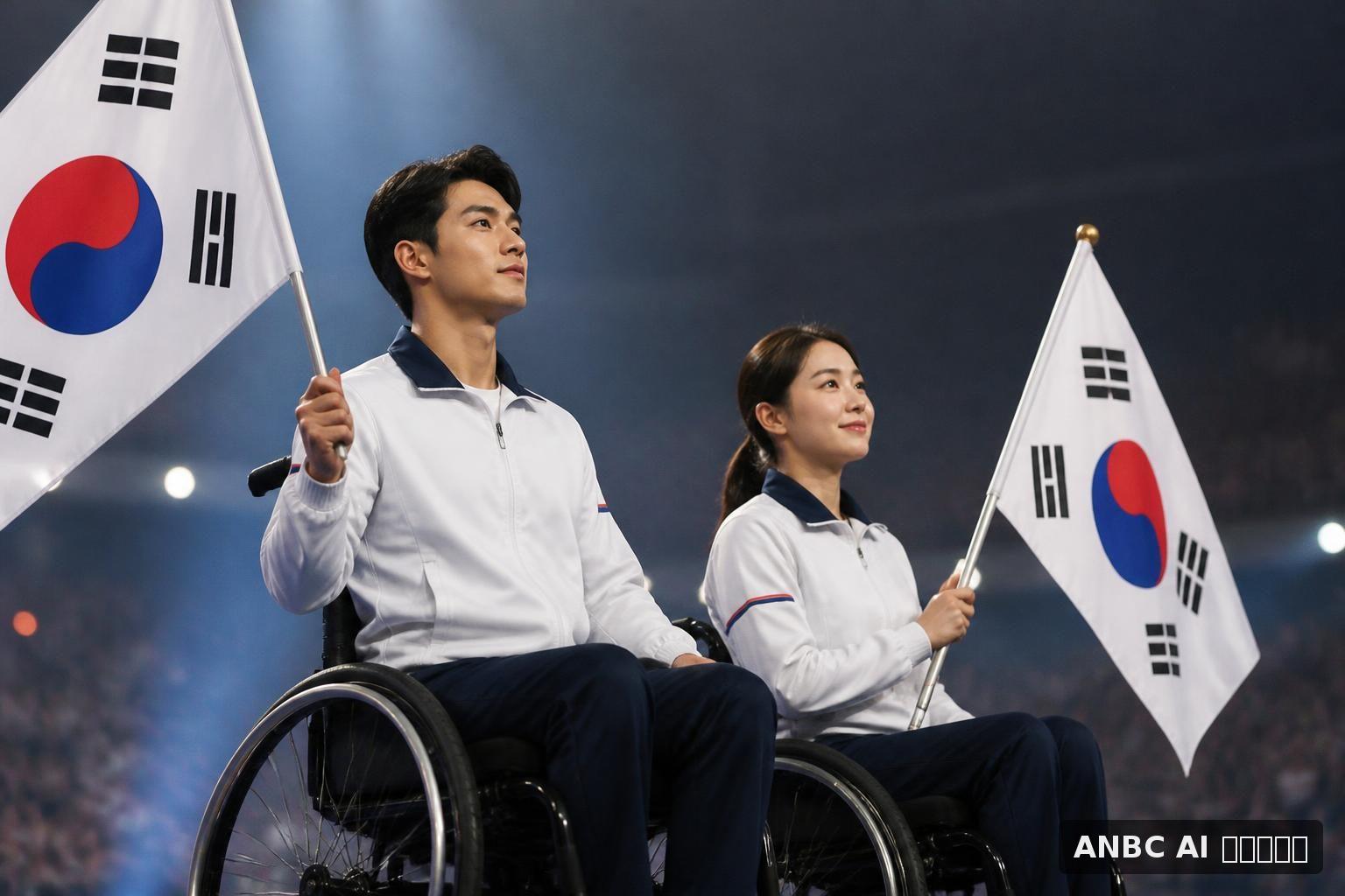 태극기 든 장민호·윤지유···아시아 장애인 스포츠 축제 막 올랐다