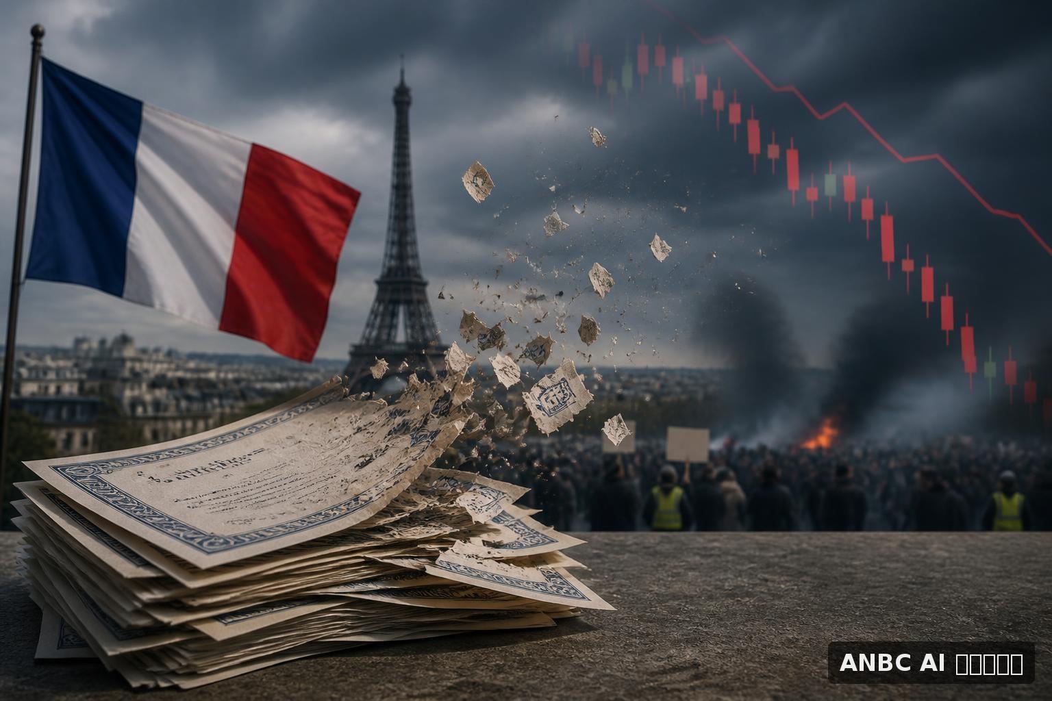 France hit by debt sell-off as protests unnerve investors