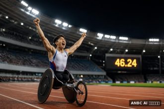 장민호, 400m 세계기록·100m 아시아기록…아시안패러게임 2관왕