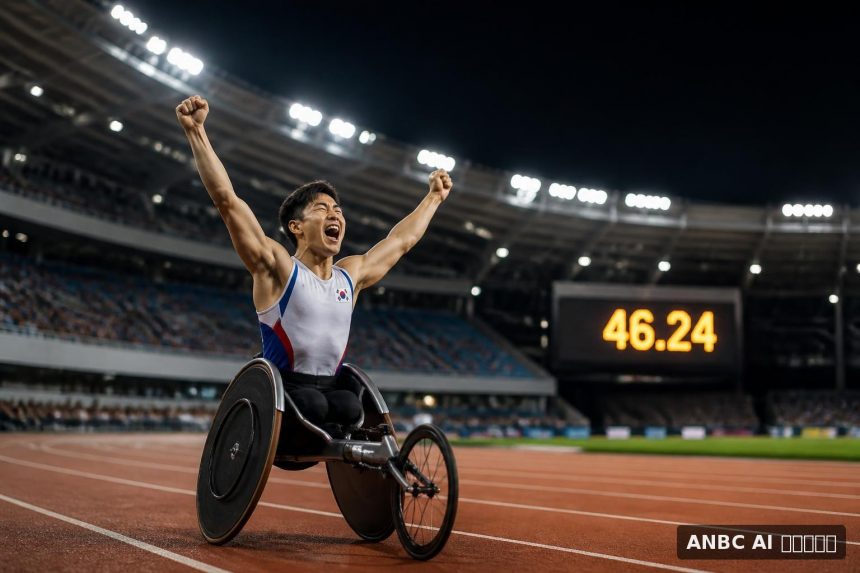장민호, 400m 세계기록·100m 아시아기록…아시안패러게임 2관왕
