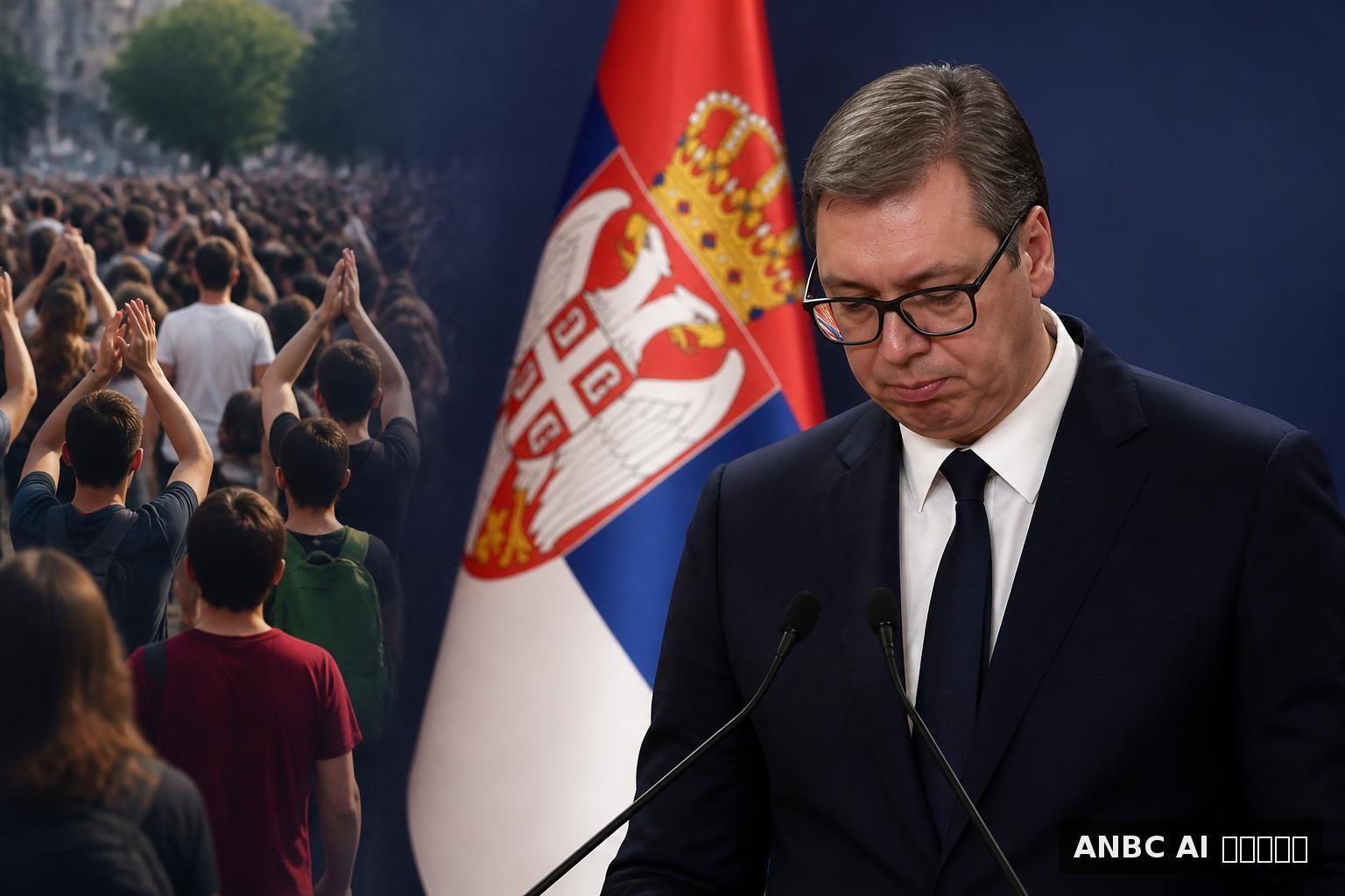 Serbia's Vucic concedes defeat to student led movement in parliamentary election